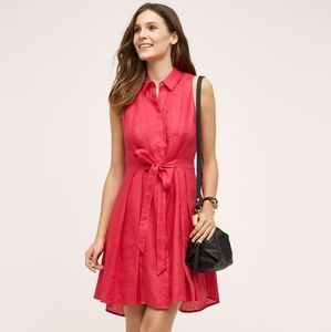 Anthropologie HD in Paris linen shirtdress